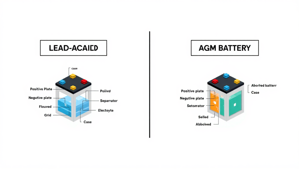 agm vs. lead acid best battery types