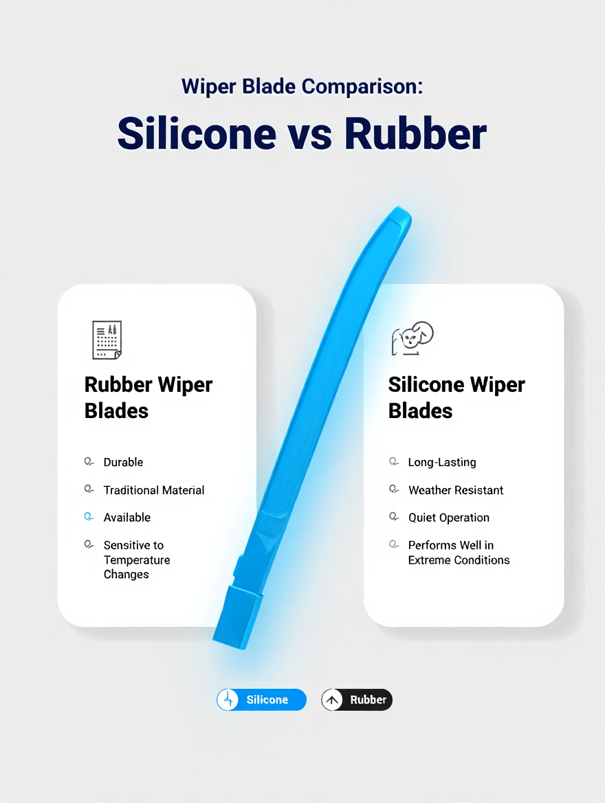 silicone vs. rubber side by side comparison