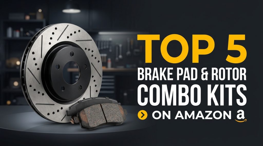 top 5 brake pad & rotor combo kits on amazon
